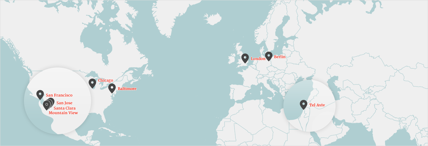 Redline has offices in San Francisco, San Jose, Netanya, Tel Aviv and many other places.